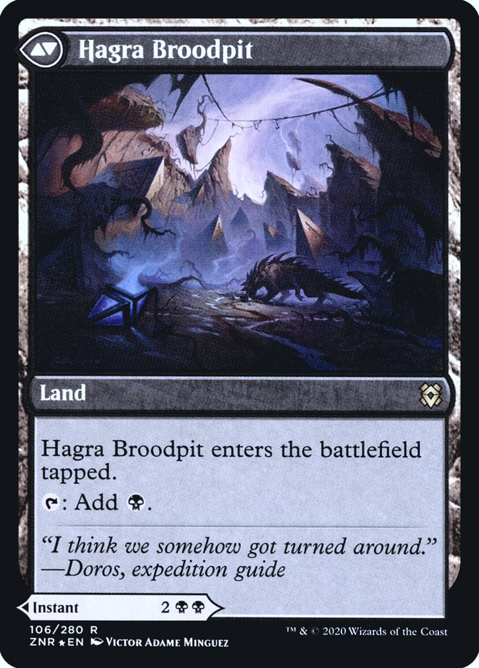 Hagra Mauling // Hagra Broodpit [Zendikar Rising Prerelease Promos] | Game Master's Emporium (The New GME)