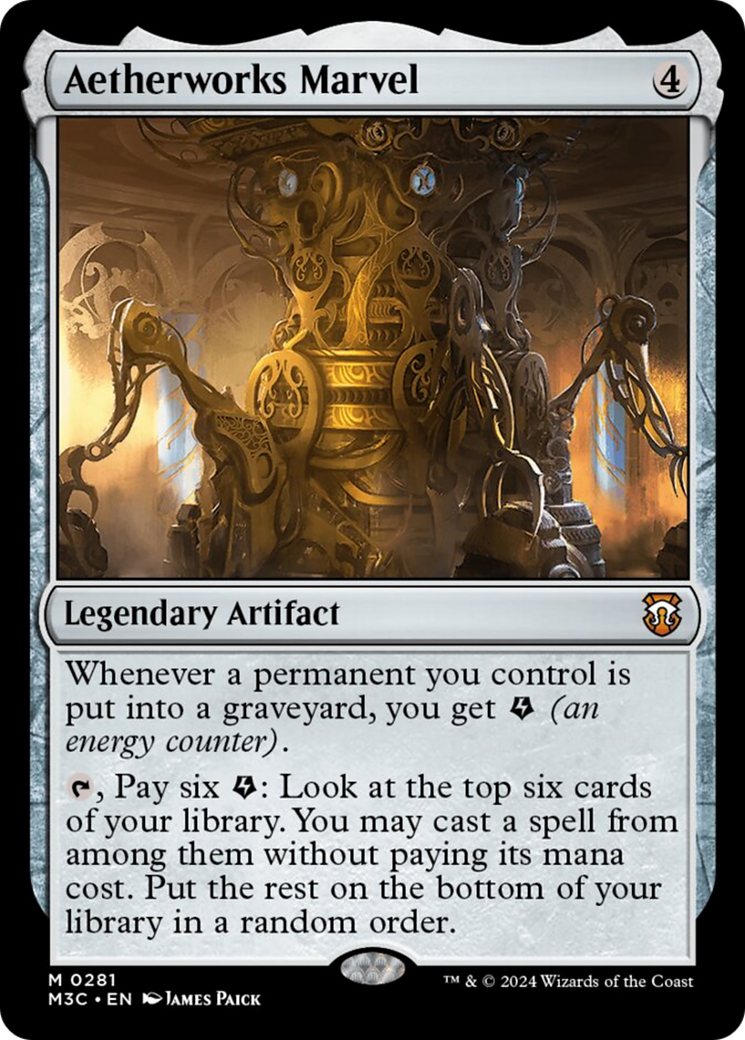 Aetherworks Marvel (Ripple Foil) [Modern Horizons 3 Commander] | Game Master's Emporium (The New GME)