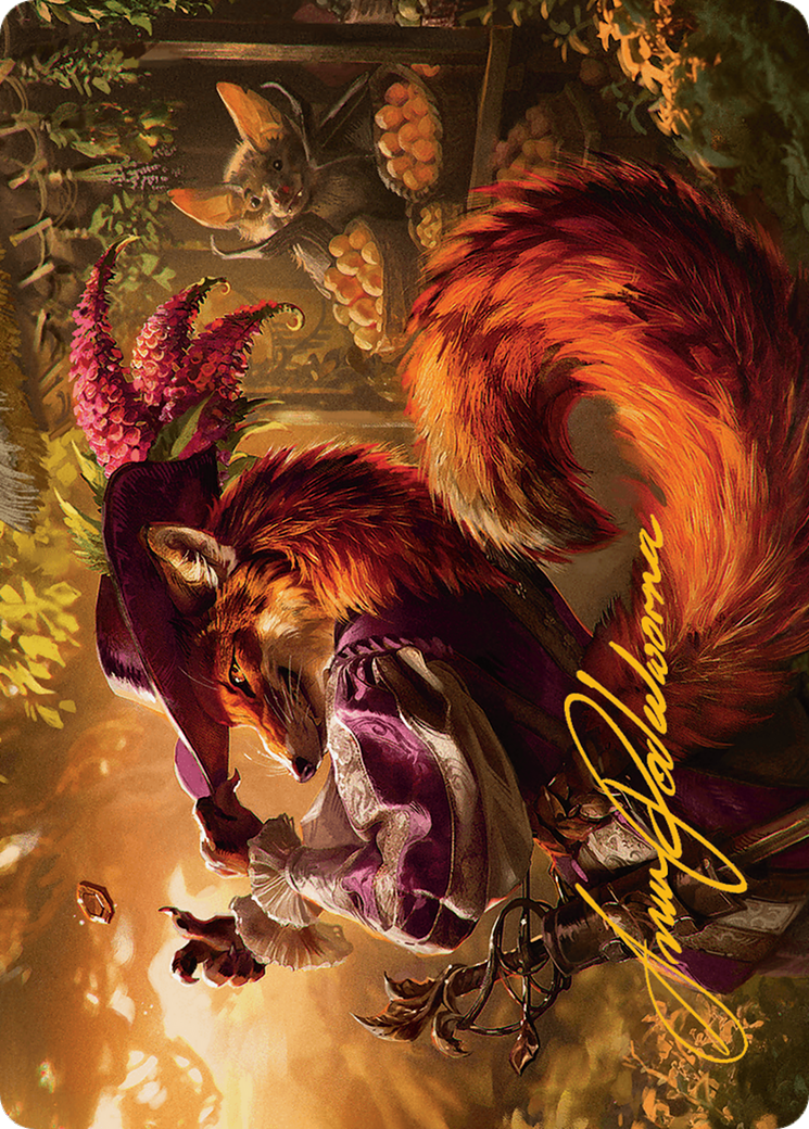 Mr. Foxglove Art Card (Gold-Stamped Signature) [Bloomburrow Art Series] | Game Master's Emporium (The New GME)