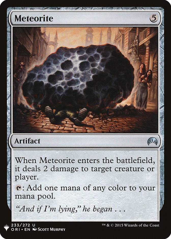 Meteorite [Mystery Booster] | Game Master's Emporium (The New GME)