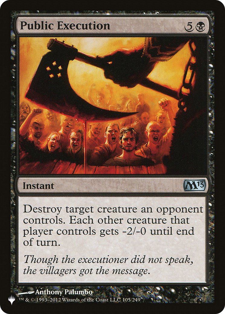 Public Execution [The List] | Game Master's Emporium (The New GME)