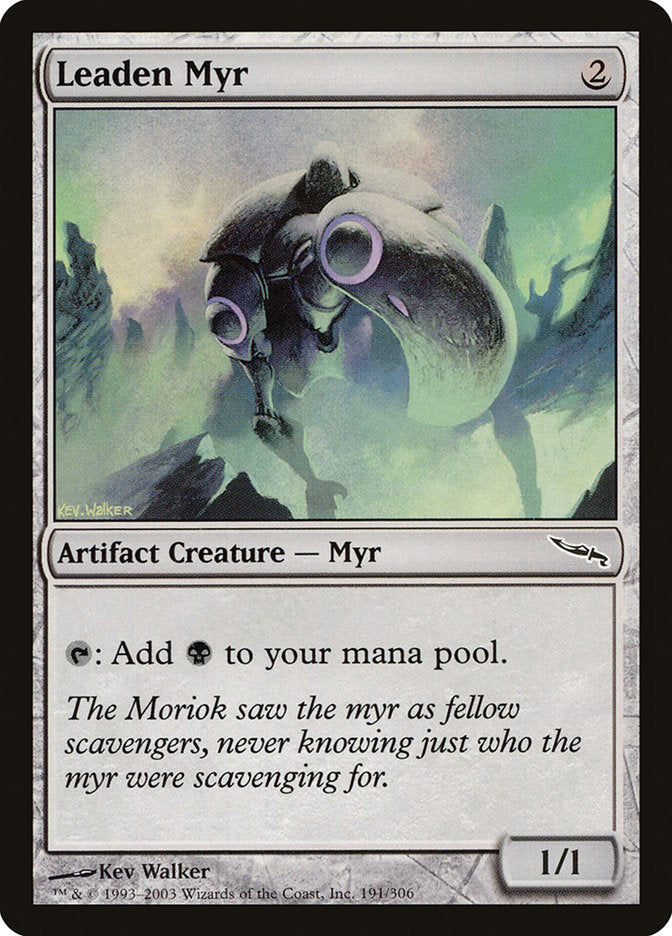 Leaden Myr [Mirrodin] | Game Master's Emporium (The New GME)