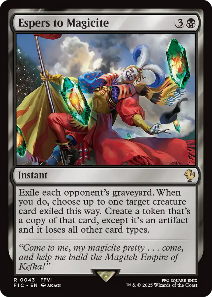 Espers to Magicite [FINAL FANTASY Commander] | Game Master's Emporium (The New GME)