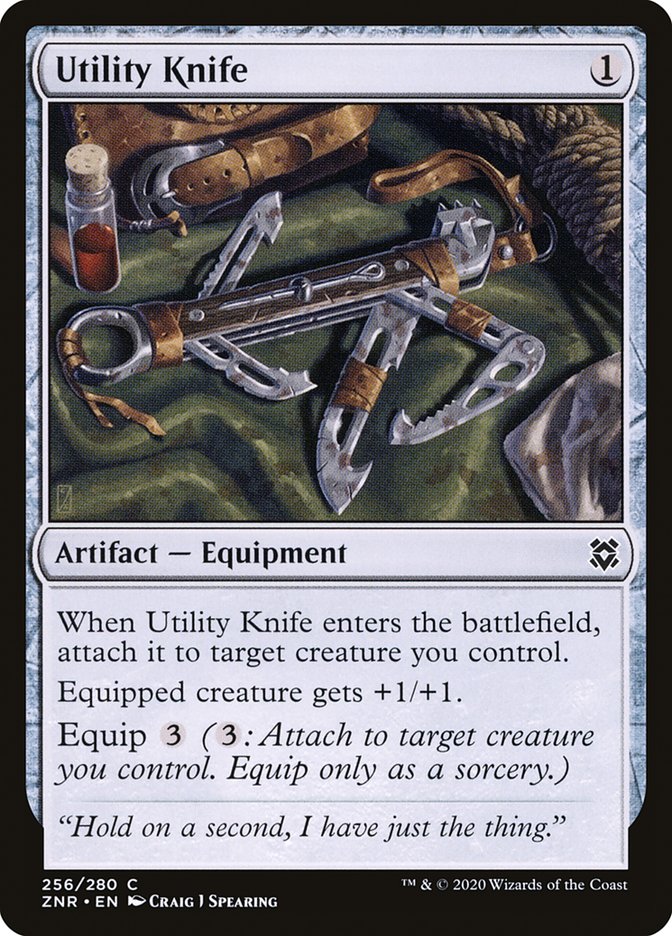 Utility Knife [Zendikar Rising] | Game Master's Emporium (The New GME)
