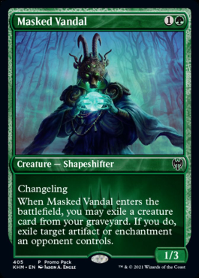 Masked Vandal (Promo Pack) [Kaldheim Promos] | Game Master's Emporium (The New GME)