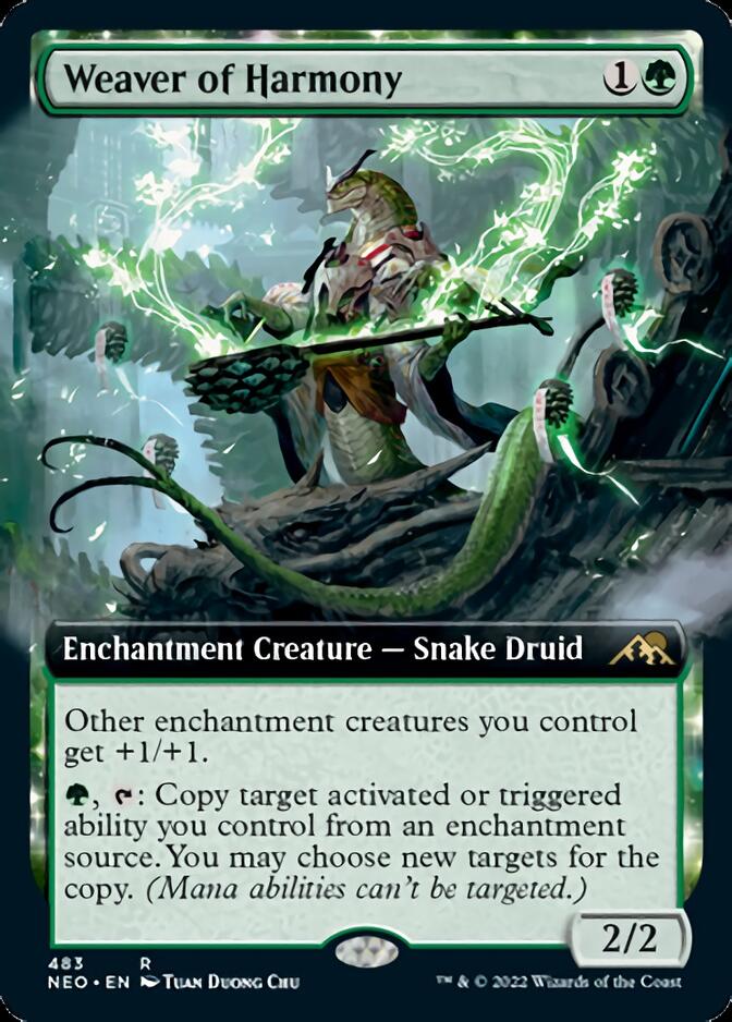 Weaver of Harmony (Extended Art) [Kamigawa: Neon Dynasty] | Game Master's Emporium (The New GME)
