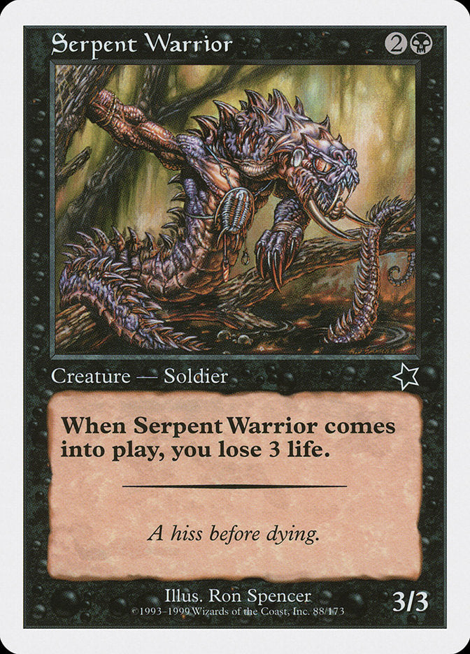 Serpent Warrior [Starter 1999] | Game Master's Emporium (The New GME)