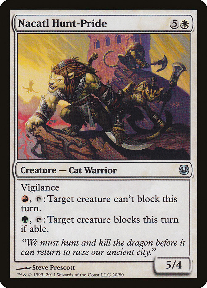 Nacatl Hunt-Pride [Duel Decks: Ajani vs. Nicol Bolas] | Game Master's Emporium (The New GME)
