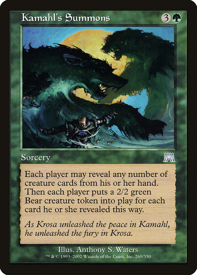 Kamahl's Summons [Onslaught] | Game Master's Emporium (The New GME)