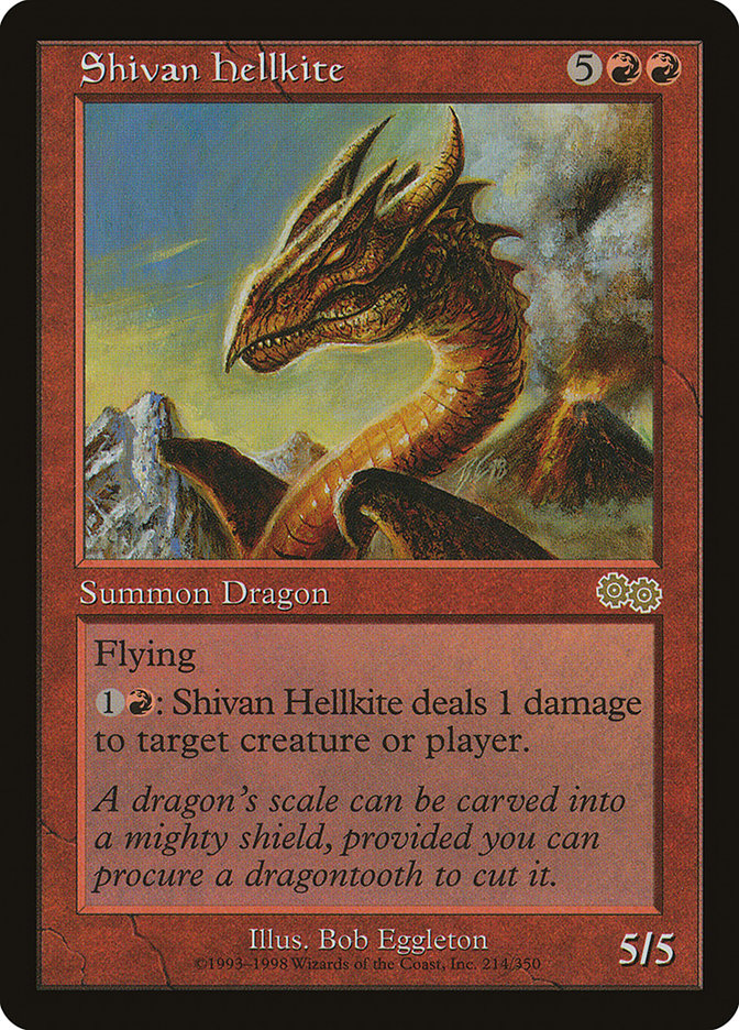 Shivan Hellkite [Urza's Saga] | Game Master's Emporium (The New GME)