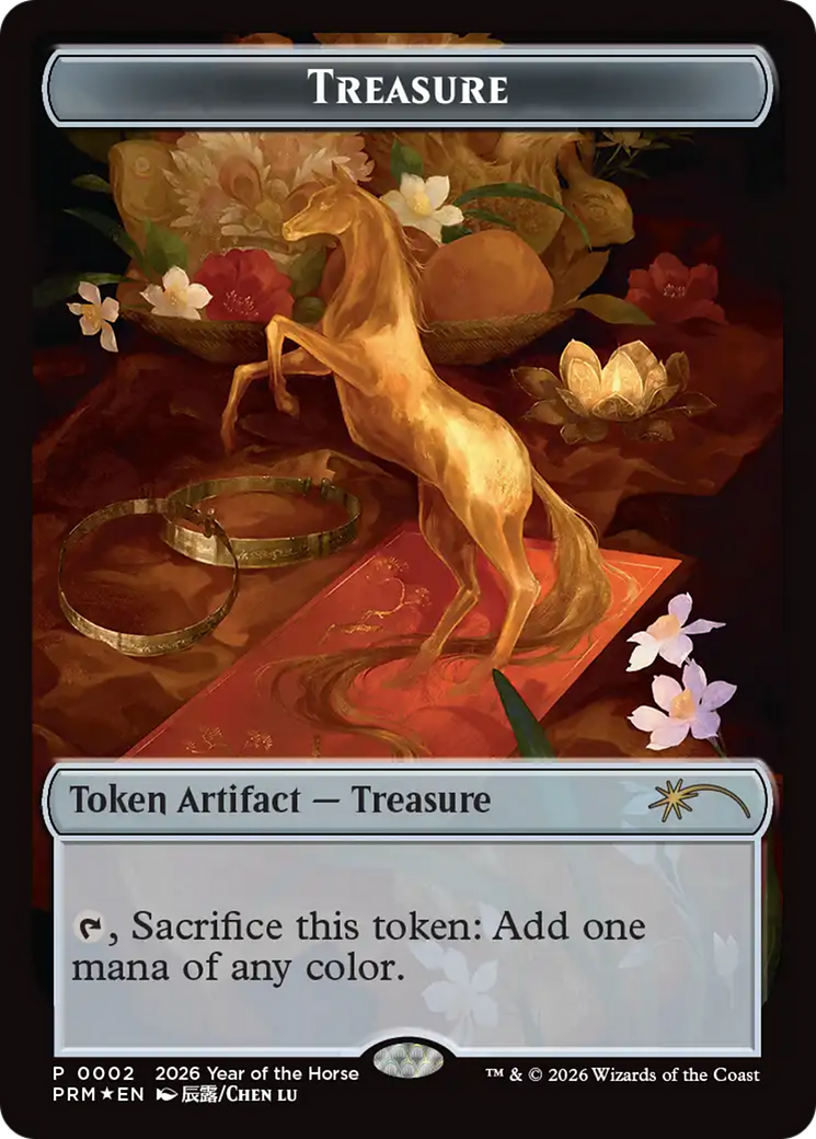 Treasure Token (Year of the Horse 2026) [Standard Showdown Promos Tokens] | Game Master's Emporium (The New GME)
