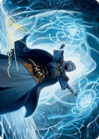 Frost Augur Art Card (Gold-Stamped Signature) [Kaldheim Art Series] | Game Master's Emporium (The New GME)