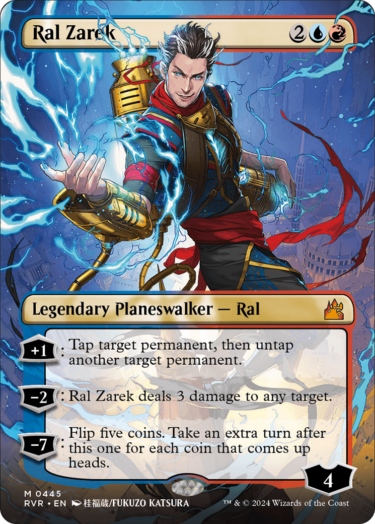 Ral Zarek (Anime Borderless) [Ravnica Remastered] | Game Master's Emporium (The New GME)