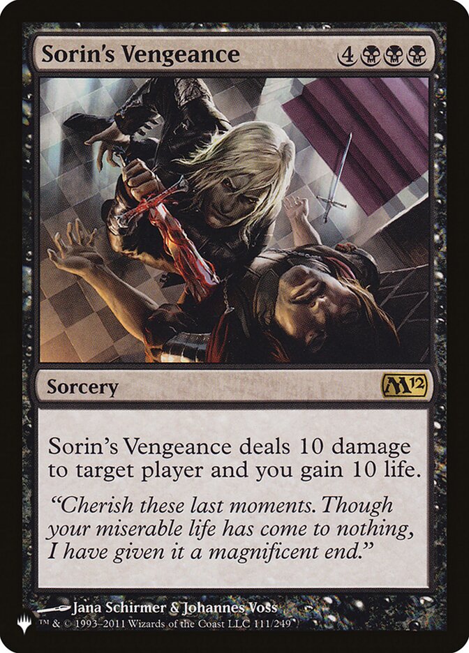 Sorin's Vengeance [The List] | Game Master's Emporium (The New GME)