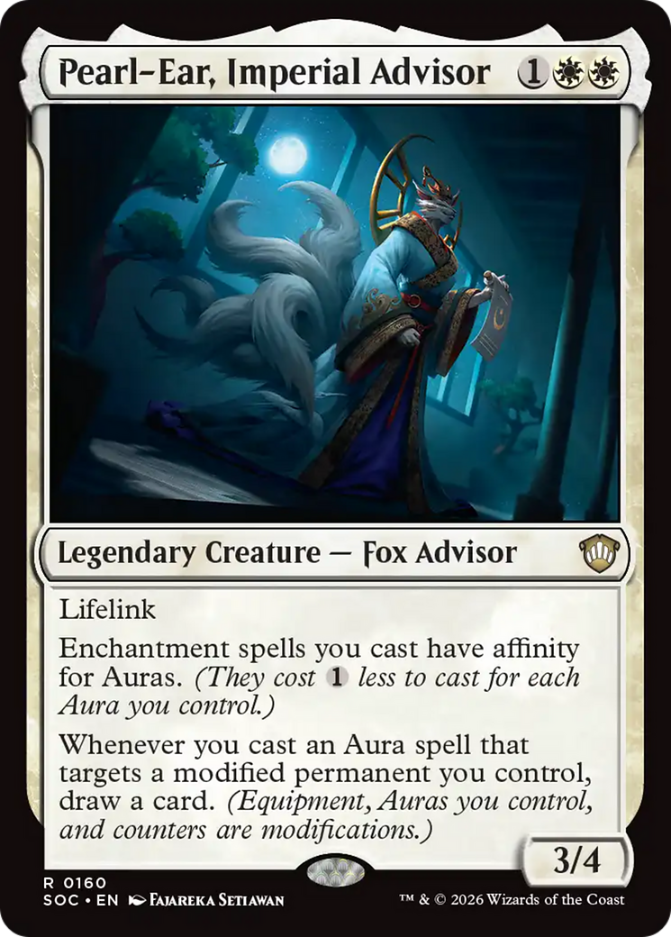 Pearl-Ear, Imperial Advisor [Secrets of Strixhaven Commander] | Game Master's Emporium (The New GME)