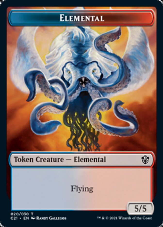 Elemental (020) // Copy Double-Sided Token [Commander 2021 Tokens] | Game Master's Emporium (The New GME)