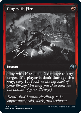 Play with Fire [Innistrad: Double Feature] | Game Master's Emporium (The New GME)