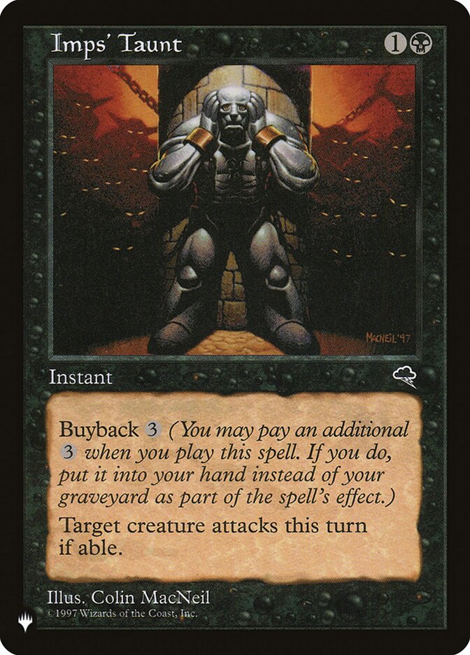 Imps' Taunt [The List] | Game Master's Emporium (The New GME)