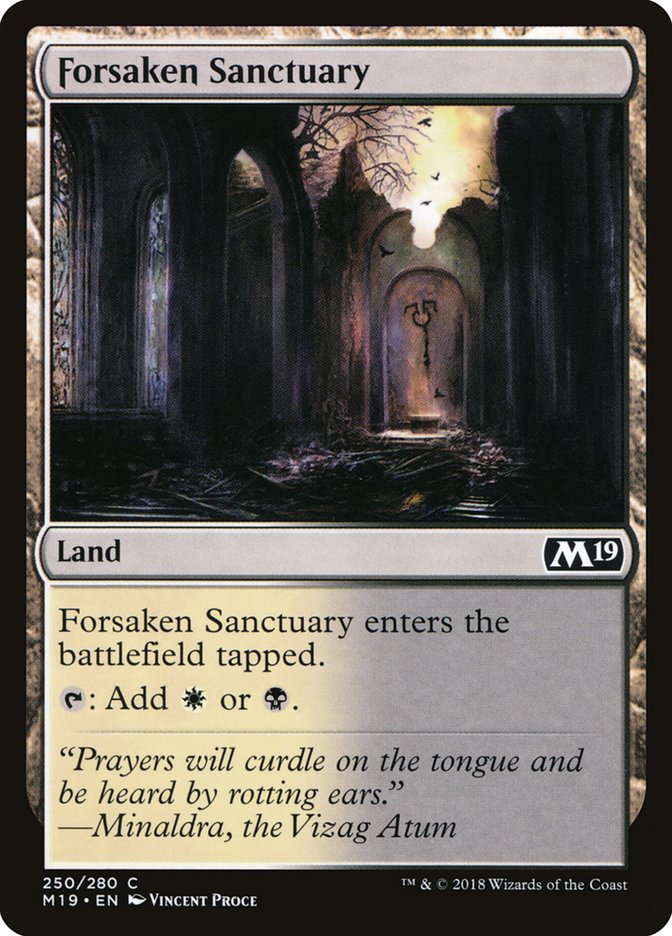 Forsaken Sanctuary [Core Set 2019] | Game Master's Emporium (The New GME)