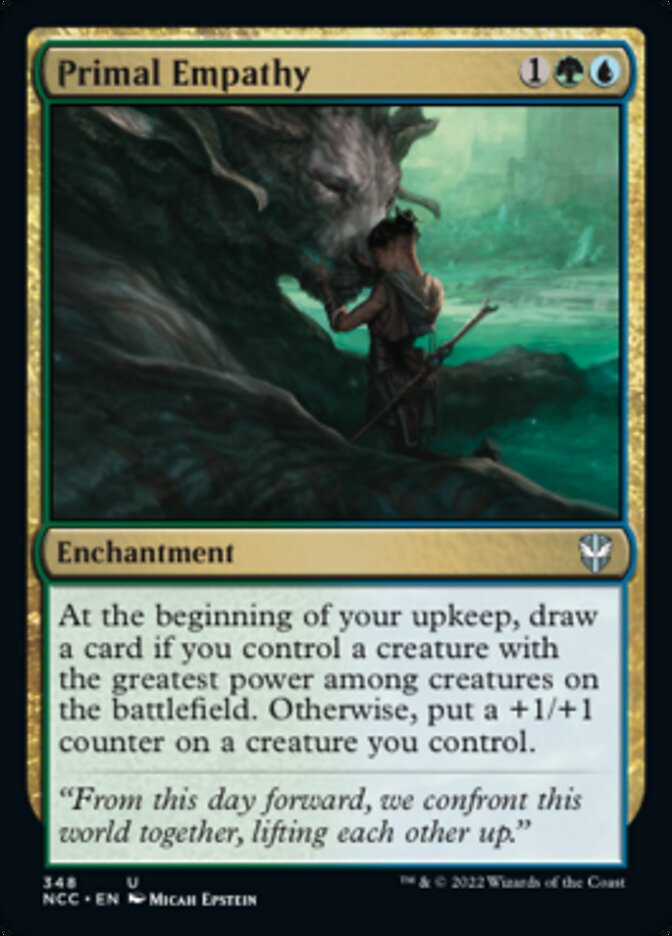 Primal Empathy [Streets of New Capenna Commander] | Game Master's Emporium (The New GME)