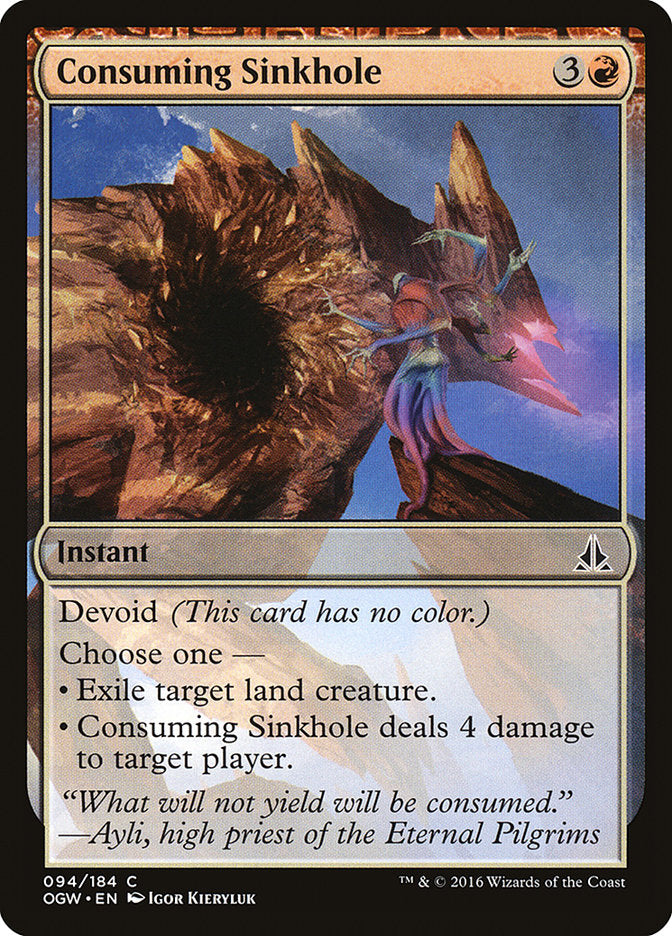 Consuming Sinkhole [Oath of the Gatewatch] | Game Master's Emporium (The New GME)