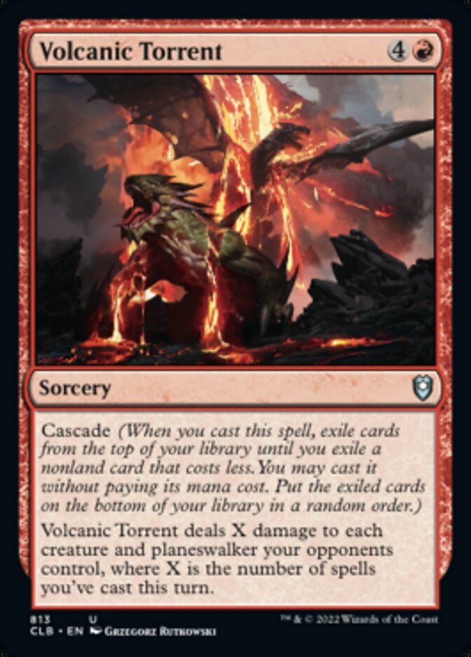 Volcanic Torrent [Commander Legends: Battle for Baldur's Gate] | Game Master's Emporium (The New GME)