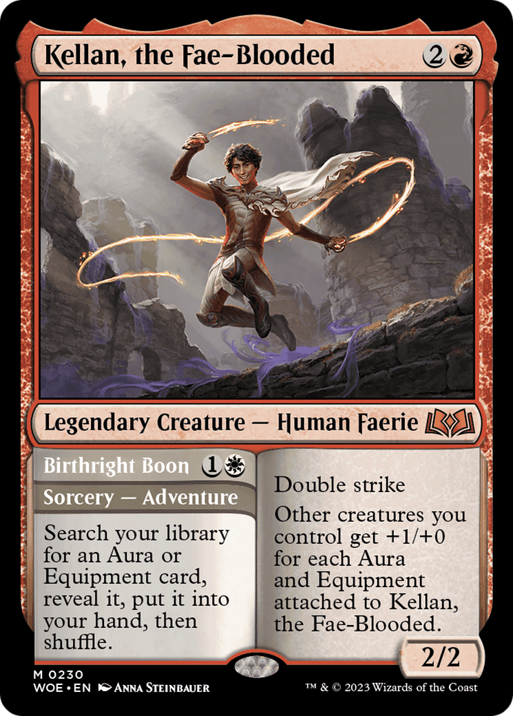 Kellan, the Fae-Blooded // Birthright Boon [Wilds of Eldraine] | Game Master's Emporium (The New GME)