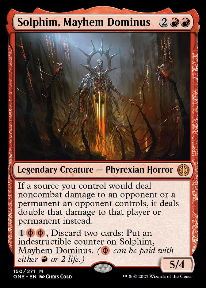Solphim, Mayhem Dominus [Phyrexia: All Will Be One] | Game Master's Emporium (The New GME)