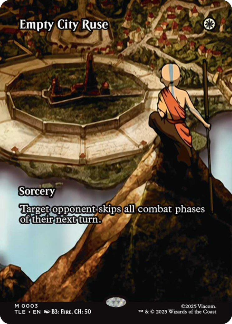 Empty City Ruse (Borderless) [Avatar: The Last Airbender: Eternal-Legal] | Game Master's Emporium (The New GME)