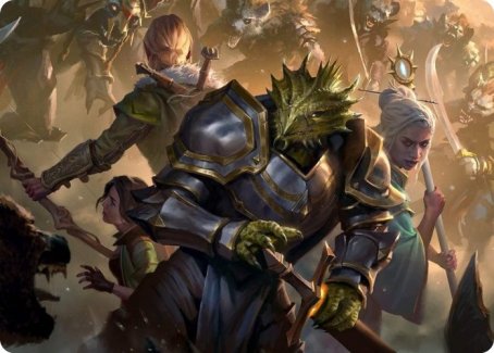 You Come to the Gnoll Camp Art Card [Dungeons & Dragons: Adventures in the Forgotten Realms Art Series] | Game Master's Emporium (The New GME)