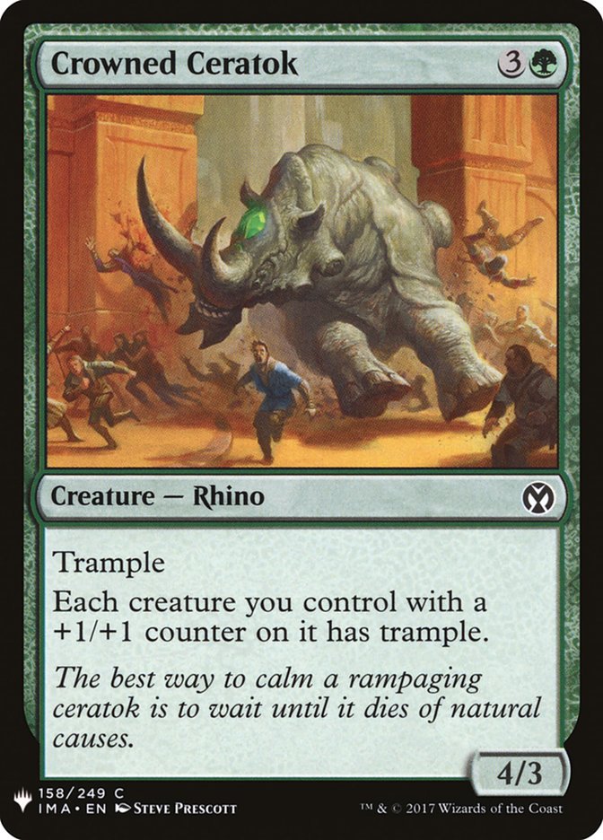 Crowned Ceratok [Mystery Booster] | Game Master's Emporium (The New GME)