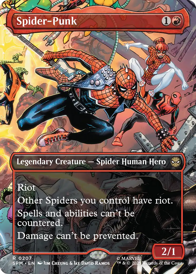 Spider-Punk (0207) (Borderless) [Marvel's Spider-Man] | Game Master's Emporium (The New GME)