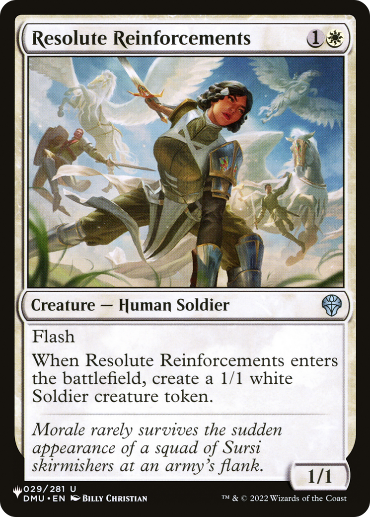 Resolute Reinforcements [The List] | Game Master's Emporium (The New GME)