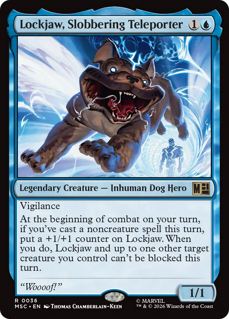 Lockjaw, Slobbering Teleporter (Surge Foil) [Marvel Super Heroes Commander] | Game Master's Emporium (The New GME)