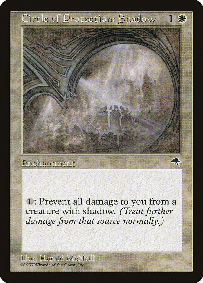 Circle of Protection: Shadow [Tempest] | Game Master's Emporium (The New GME)