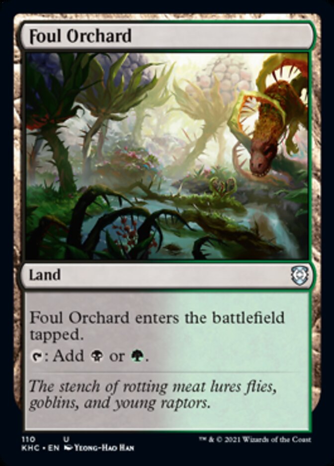 Foul Orchard [Kaldheim Commander] | Game Master's Emporium (The New GME)