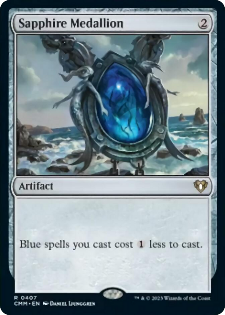 Sapphire Medallion [Commander Masters] | Game Master's Emporium (The New GME)