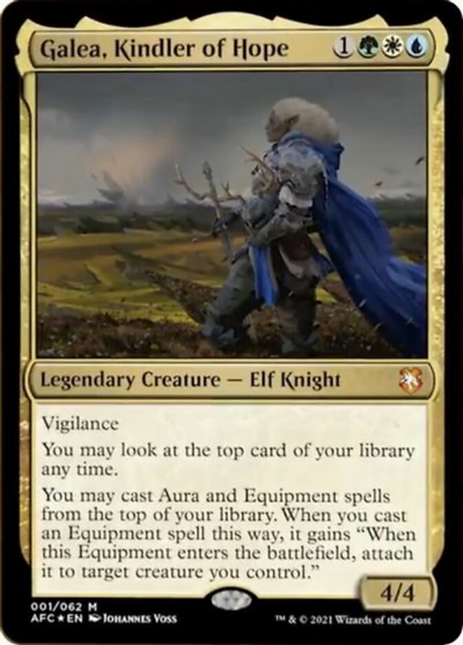Galea, Kindler of Hope (Display Commander) [Dungeons & Dragons: Adventures in the Forgotten Realms Commander] | Game Master's Emporium (The New GME)