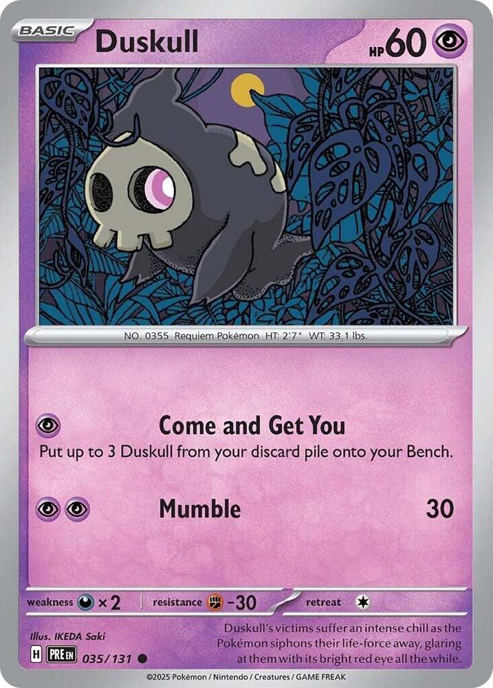 Duskull (035/131) [Scarlet & Violet: Prismatic Evolutions] | Game Master's Emporium (The New GME)