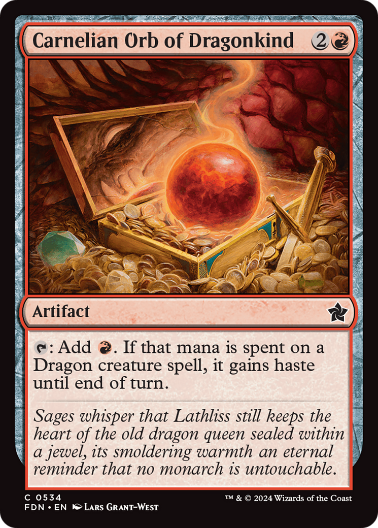 Carnelian Orb of Dragonkind [Foundations] | Game Master's Emporium (The New GME)