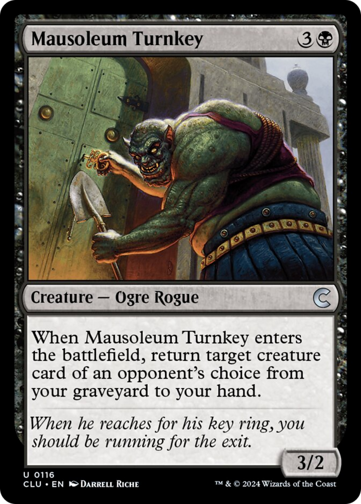Mausoleum Turnkey [Ravnica: Clue Edition] | Game Master's Emporium (The New GME)