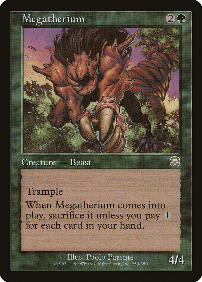 Megatherium [Mercadian Masques] | Game Master's Emporium (The New GME)