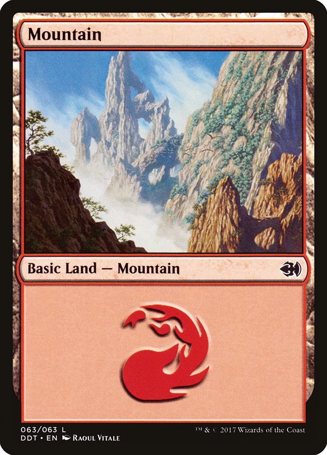 Mountain (63) [Duel Decks: Merfolk vs. Goblins] | Game Master's Emporium (The New GME)