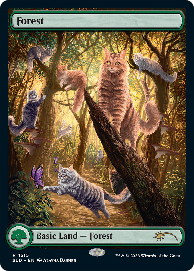 Forest (1515) [Secret Lair Commander Deck: Raining Cats and Dogs] | Game Master's Emporium (The New GME)