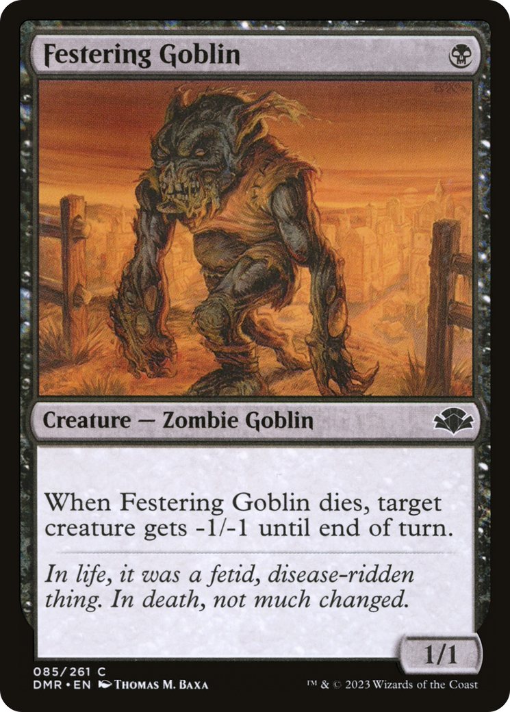 Festering Goblin [Dominaria Remastered] | Game Master's Emporium (The New GME)