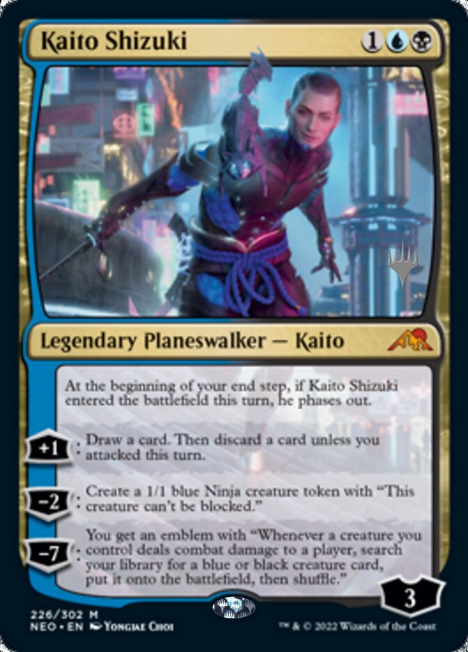 Kaito Shizuki (Promo Pack) [Kamigawa: Neon Dynasty Promos] | Game Master's Emporium (The New GME)