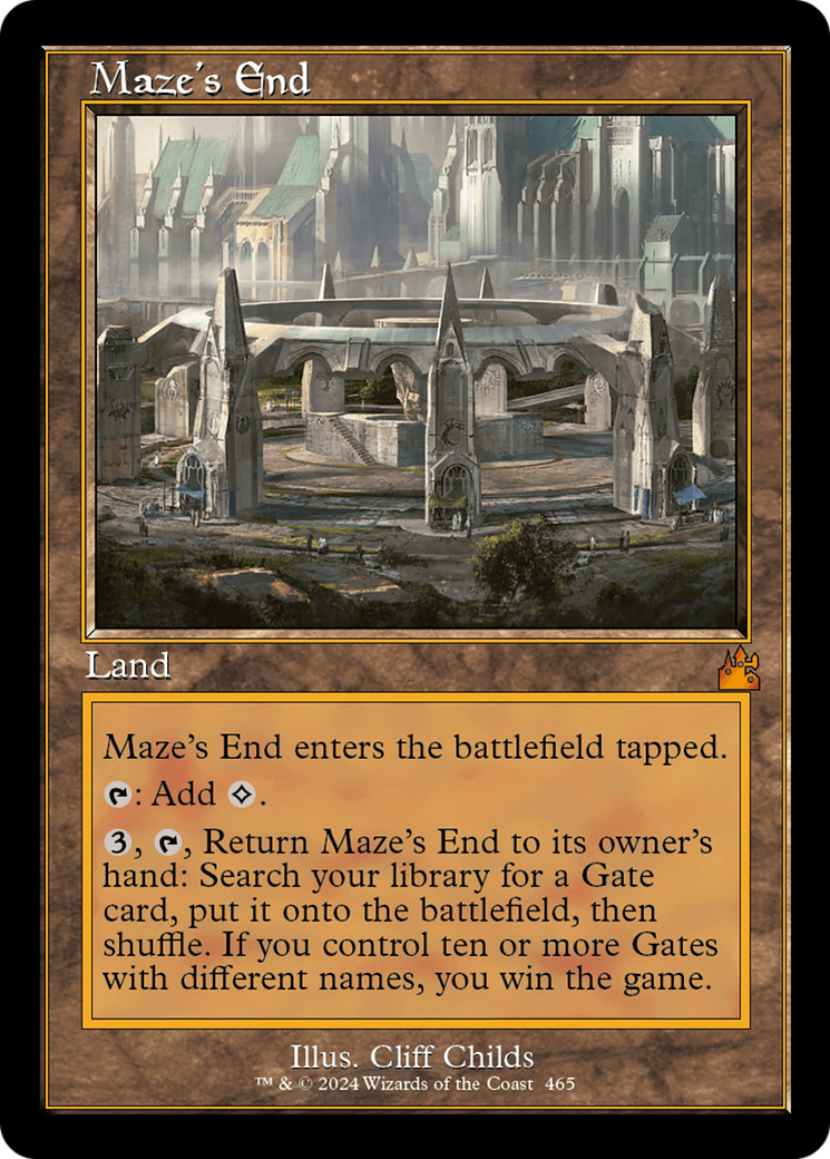 Maze's End (Retro Frame) [Ravnica Remastered] | Game Master's Emporium (The New GME)