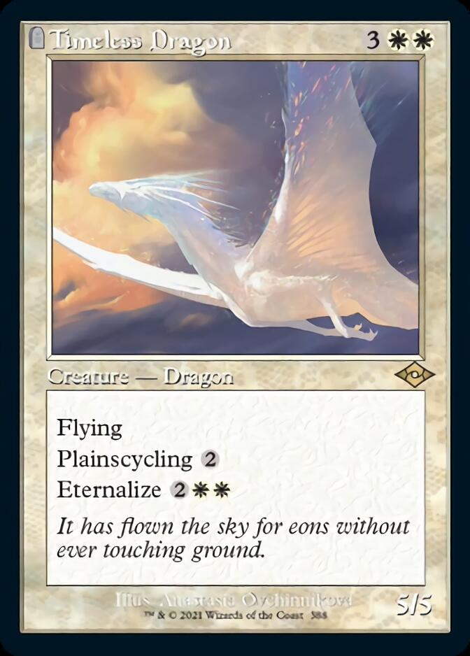 Timeless Dragon (Retro Foil Etched) [Modern Horizons 2] | Game Master's Emporium (The New GME)