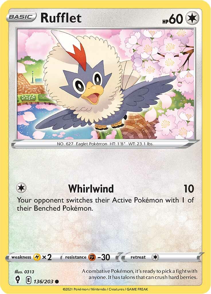 Rufflet (136/203) [Sword & Shield: Evolving Skies] | Game Master's Emporium (The New GME)