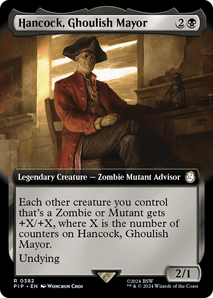 Hancock, Ghoulish Mayor (Extended Art) [Fallout] | Game Master's Emporium (The New GME)